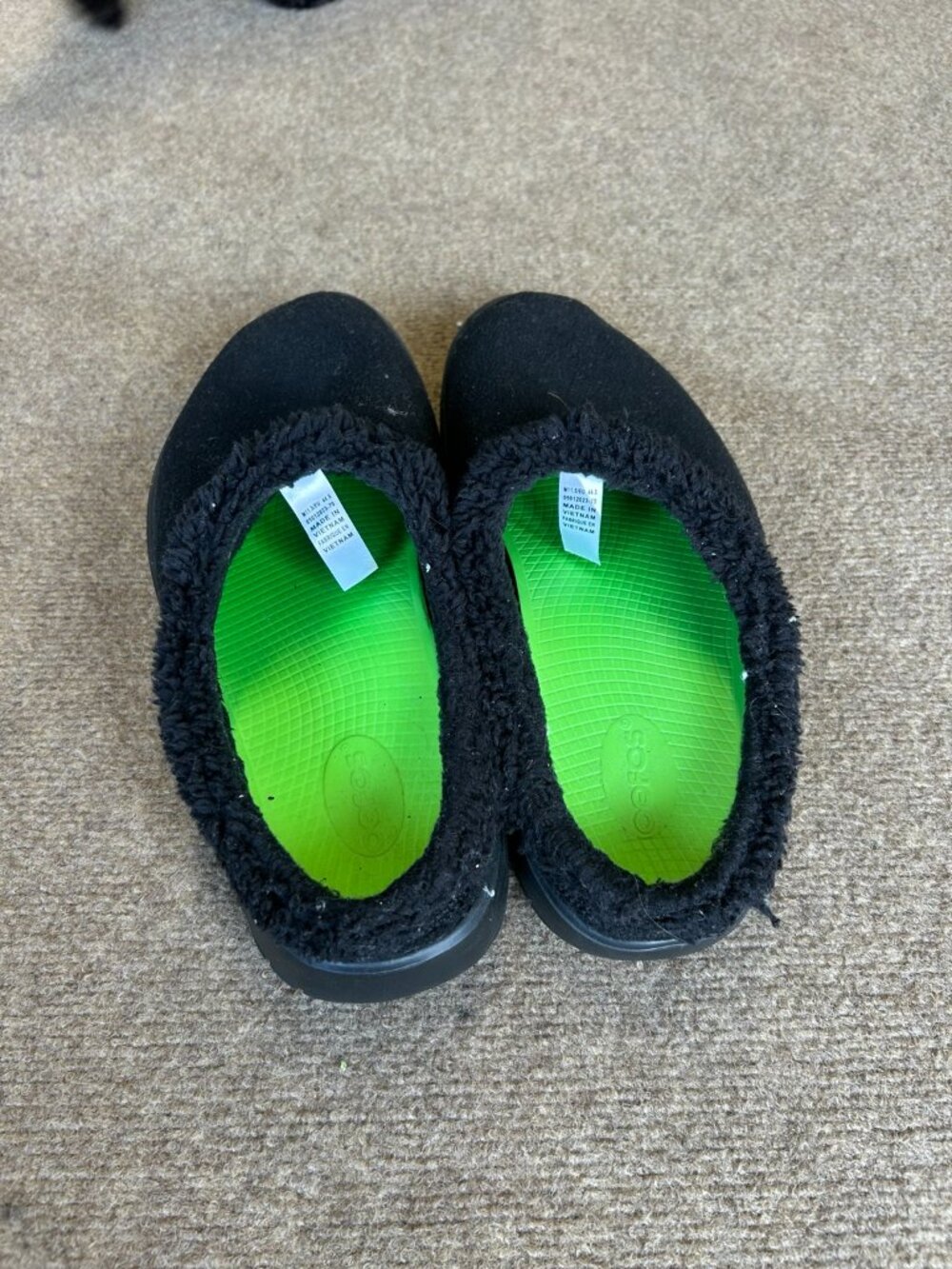 OOFOS Black Clog Recovery Shoes Men’s 11.5 EU 44.5 Like New - Picture 5 of 5